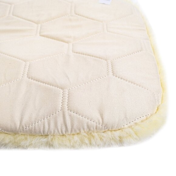Natural Automotive Classic Sheepskin Chair Pad | 1-Piece | Beige - Picture 6 of 6